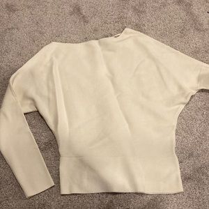 Off shoulder sweater